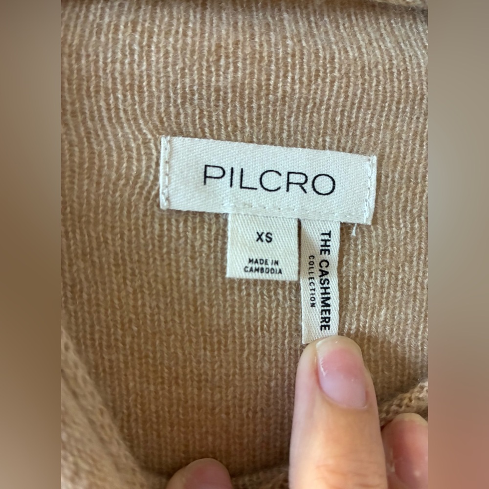 Anthropologie Cashmere Camel Sweater - Picture 4 of 6